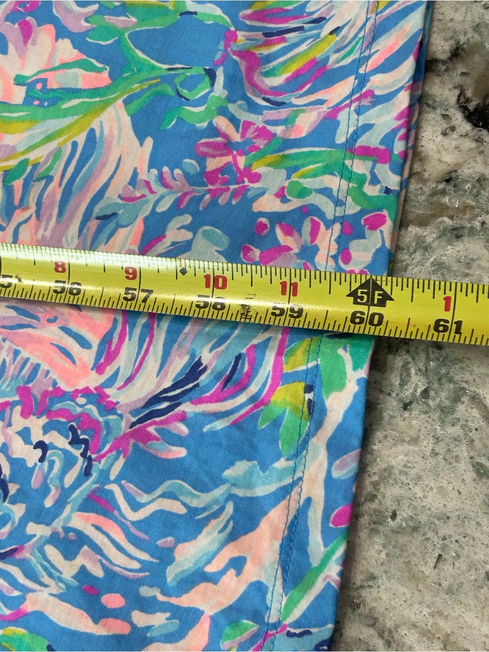 Lilly Pulitzer Blue Tropical Print Maxi Dress - Picture 6 of 9